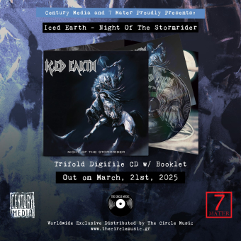 ICED EARTH Night of the Stormrider – CD in Luxurious Triple 7′ Vinyl Gatefold , PRE-ORDER [CD]